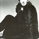 Maria Callas in fur 1 page magazine photo clipping N4629