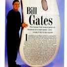 Bill Gates 1 page magazine photo clipping N4754