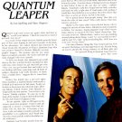 Scott Bakula Dean Stockwell 2page magazine photo clipping N4887