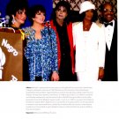 Whitney Houston Michael Jackson 1 page magazine photo clipping N4951