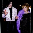 Elizabeth Taylor Michael Jackson 1 page magazine photo clipping N4953