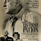 Last Days of Patton George C Scott ad 5x7 magazine photo clipping N5272