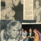 Connie Stevens magazine photo clipping lot N6049