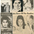 Sophia Loren magazine photo clipping lot N6084