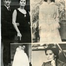 Sophia Loren magazine photo clipping lot N6091