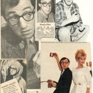 Woody Allen magazine photo clipping lot N6095