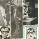 Woody Allen magazine photo clipping lot N6100