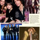 Aerosmith magazine photo clipping lot N6120