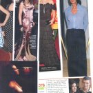 Monica Bellucci magazine photo clipping lot N6150