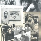 Henry Fonda magazine photo clipping lot N6189