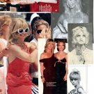 Goldie Hawn magazine photo clipping lot N6205