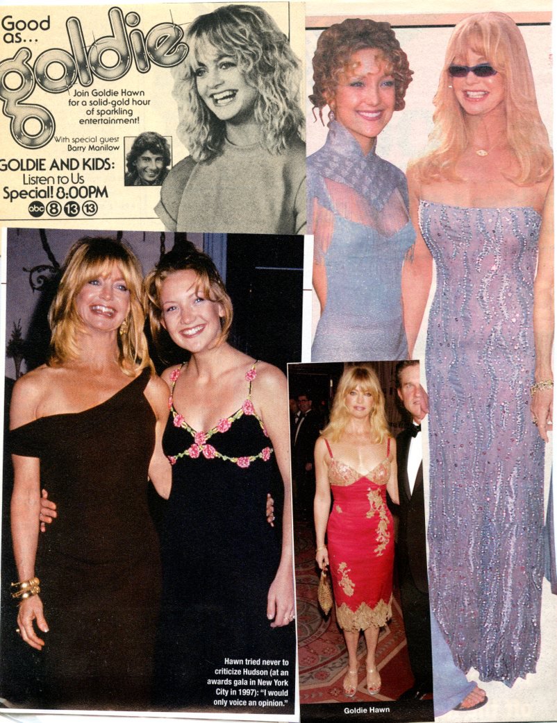 Goldie Hawn magazine photo clipping lot N6213