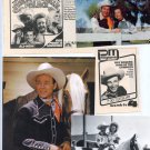 Roy Rogers magazine photo clipping lot B7535