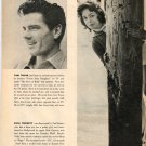 Vicki Trickett Tom Tryon 1 page magazine photo clipping B7603