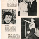 Yul Brynner Debra Paget Hope Lange 1 page magazine photo clipping B7611