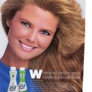 Christie Brinkley 1 page magazine photo clipping B7620