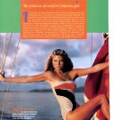 Christie Brinkley 1 page magazine photo clipping B7622