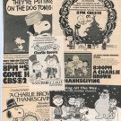 Charlie Brown Peanuts magazine photo clipping lot B7710
