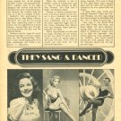 Gloria de Haven Jane Powell 1 page magazine photo clipping C0067