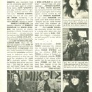 Olivia Newton John Tiny Tim 1 page magazine photo clipping C0070