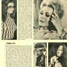 Janis Joplin Jimi Hendrix 1 page magazine photo clipping C0130