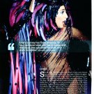 Cher 1 page magazine photo clipping C0147