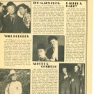 Laurel and Hardy Marx Brothers 1 page magazine photo clipping C0175