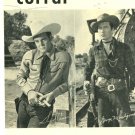 Sunset Carson George Montgomery 1 page magazine photo clipping C0208