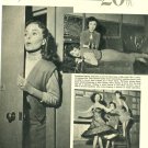 Betty Lynn Jeanne Crain Mitzi Gaynor 1 page magazine photo clipping C0210