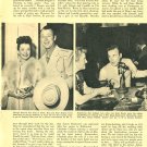 Roy Rogers Scott Brady 1 page magazine photo clipping C0216