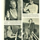 Peggy Lee Jo Stafford 1 page magazine photo clipping C0225
