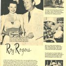 Roy Rogers Dale Evans 1 page magazine photo clipping C0250