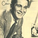 Perry Como 1 page magazine photo clipping C0256