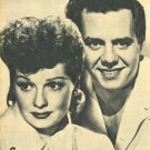 Lucille Ball Desi Arnaz 2 page magazine photo clipping C0257