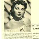 Jean Simmons 1 page magazine photo clipping C0274
