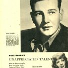 Tom Drake 1 page magazine photo clipping C0279