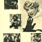 Betty Hutton 2 page magazine photo clipping C0285