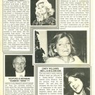 Farrah Fawcett Zsa Zsa Gabor 1 page magazine photo clipping C0322