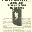 Dennis Cole 1 page magazine photo clipping C0331