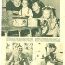 Clark Gable Louis Jourdan 1 page magazine photo clipping C0340