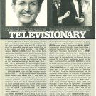 Ann B Davis Tiny Tim 1 page magazine photo clipping C0394