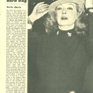 Bette Davis Dean Martin 1 page magazine photo clipping C0396
