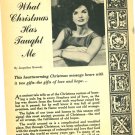 Jacqueline Kennedy 1 page magazine photo clipping C0480