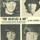 Beatles 4 page magazine photo clipping C0500