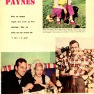 John Payne Gloria DeHaven 1 page magazine photo clipping C0527