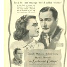 Dorothy McGuire Enchanted Cottage ad 1 page magazine photo clipping C0528