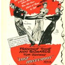 Franchot Tone Ann Richards ad 1 page magazine photo clipping C0539