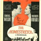 Cornel Wilde Maureen O'Hara ad 1 page magazine photo clipping C0541