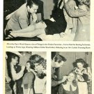 Shirley Temple Linda Darnell 1 page magazine photo clipping C0546
