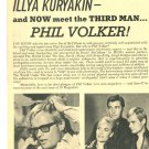 David McCallum 2 page magazine photo clipping C0549